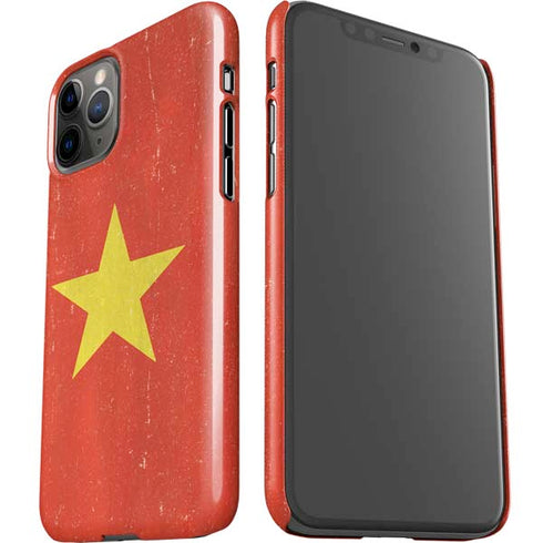 Vietnam Flag Distressed iPhone 11 Pro Lite Case